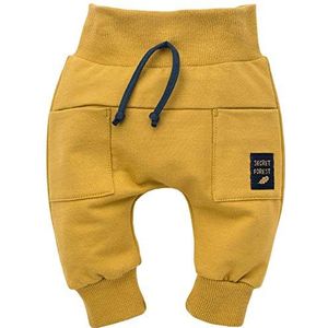 Pinokio - Secret Forest - baby kinderen jongens broek 100% katoen geel pompbroek joggingbroek harembroek unisex slipbroek 62-104 cm… (Geel, 104)