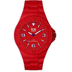 Ice-Watch - ICE generation Red - Rood herenhorloge met siliconen armband - 019870 (Medium)