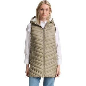 Tom Tailor - Bodywarmer - Smoke Olive - Met Capuchon