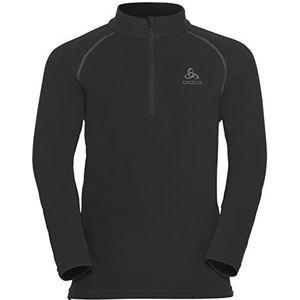 Odlo Unisex Midlayer 1/2 zip RIGI KIDS sweatshirt, zwart, 116