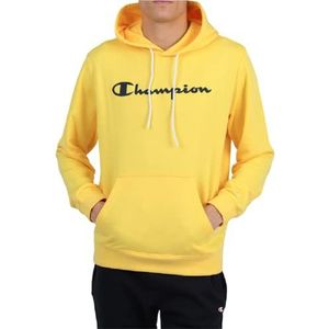 Champion Legacy American Classics Heavy Powerblend Terry Logo sweatshirt met capuchon, geel, L voor heren