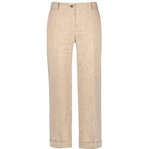 Gerry Weber Damesbroek, Zand ecru strepen, 40