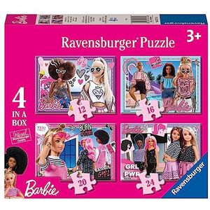 Ravensburger - Puzzel Trolls 3, puzzelcollectie 4 in een doos, 10, 12, 14, 16 stukjes, puzzel voor kinderen, aanbevolen leeftijd: vanaf 3 jaar