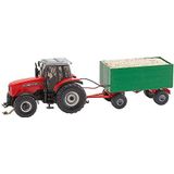 FALLER FA161588 - MF tractor met haksnijhanger Viking, accessoires voor de modelspoorbaan, modelbouw