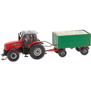 FALLER FA161588 - MF tractor met haksnijhanger Viking, accessoires voor de modelspoorbaan, modelbouw