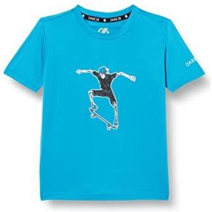Dare 2b Jongensrechtelijk T-shirt met Teton Blauw, 13 Jaar