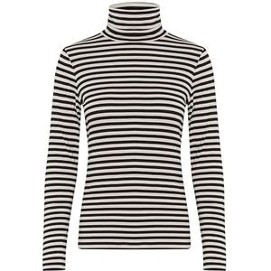 Part Two EfinasPW T-shirt voor dames, slim fit, lange mouwen, French Oak Stripe, M
