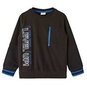 s.Oliver Junior Jongens Sweatshirts, Zwart, 92-98, zwart, 92/98 cm