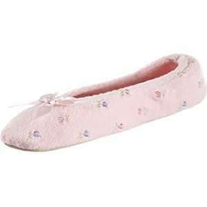 Isotoner - Pantoffels - Roze - Ballerina's