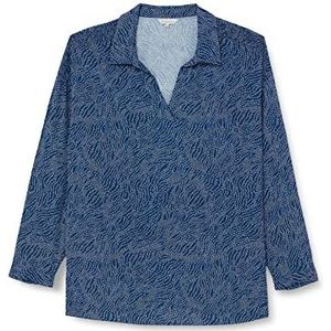 TRIANGLE dames blouseshirt, blauw, 44