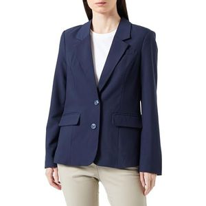 Bestseller A/S Dames VMTESSHARUKI LS Classic Boo, Navy Blazer, 34, Navy Blazer, 34