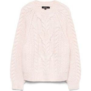 Vmjada - Gebreide Pullover - Regular Fit - O-hals - Lange Mouwen - Kabelgebreid Detail