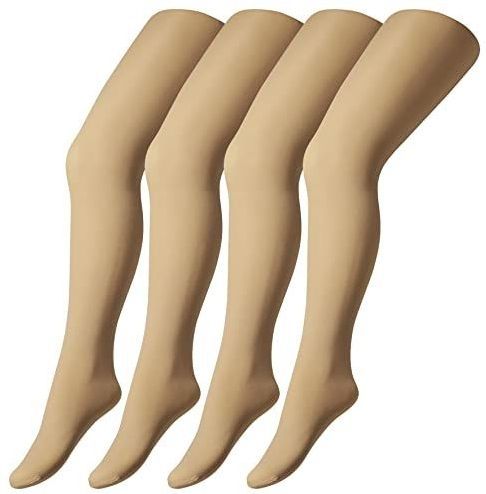 Camano Unisex kinderen online kinderen fine tights 40 den 4-pack sokken, albasts, 122/140, albast