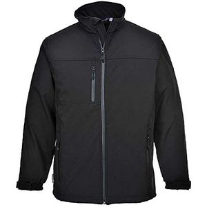 Portwest TK50 Softshell Jack 3 (3L), Zwart, Grootte XXL