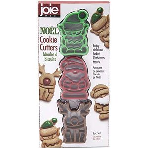 Joie Kitchen Gadgets 99098 Kerst Cookie Cutters 3st Set, Kunststof