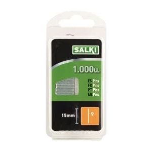 salki 86800915 Pin 9/15 mm voor een onzichtbare nagel, metaal, L