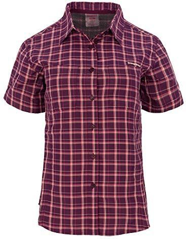 Trangoworld - Lenes Overhemd - Korte Mouwen - Blauw - Polyester