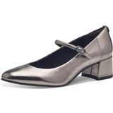 Tamaris dames pumps blokhak, pewter, 37 EU