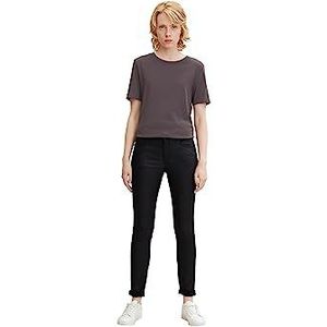 TOM TAILOR Denim Dames jeans 202212 Nela Extra Skinny, 10275 - Coated Black Denim, 26W / 30L