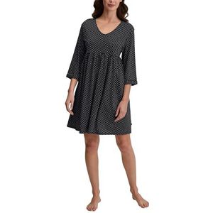 CALIDA Favourites nachthemd voor dames, zwart, normale pasvorm, zwart, reguläre Passform