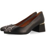 Gioseppo - Brasher - Hakken - Zwart - Leren Stiletto's met Studs