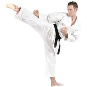 DEPICE Unisex – IPPON karatepak voor volwassenen, wit, 160 cm