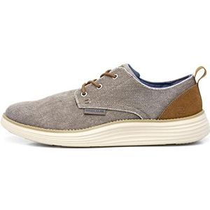 Skechers Status 2.0-Pexton Sneakers voor heren, Taupe Doek, 47.5 EU