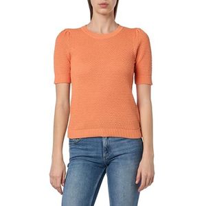 Vila Vidalo O-Neck S/S Knit Top-Noos T-shirt voor dames, Shell Coral., S