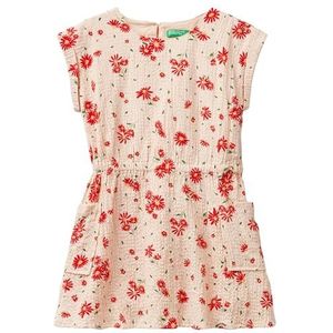 United Colors of Benetton Jurk voor meisjes en meisjes, meerkleurig 66 g, 12 Maanden