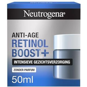Neutrogena Anti-Ageing Retinol Boost+, intensieve gezichtsverzorging met zuivere Retinol, parfumvrij, 50 ml