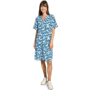 CECIL Tuniek jurk met print, azuurblauw, M