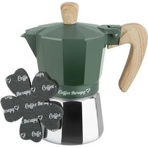 TWEE KOPJES KOFFIEZETAPPARAAT VOOR KOFFIETHERAPIE
