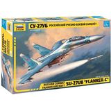 ZVEZDA 500787294-1:72 Sukhoi SU-27 UB Flanker-C, modelbouw, bouwpakket, standmodelbouw, hobby, knutselen, plastic bouwpakket