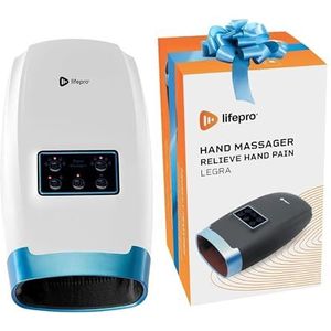 LifePro Handmassageapparaat voor artritis, carpale tunnel en stijve gewrichten, hand-, pols- en vingermassageapparaat met warmte en compressie, artritispijnverlichting voor handen, drukpunttherapie