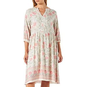 usha FESTIVAL dames carnea jurk, Wit meerkleurig, XL