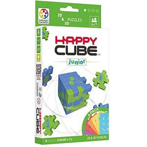 HAPPY HCJ300 Junior Cardboard Box 3D Puzzle, Pack of 6
