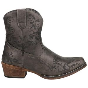 ROPER Dames Short Stuff Western Boot, Grijs, 38 EU