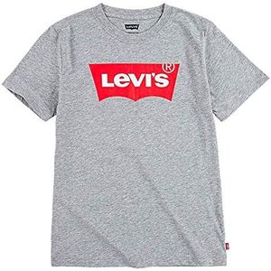 Levi's Lvb S/S Batwing Tee 6e8157 T-shirt voor babyjongens, Grijze Hei, 9 maanden