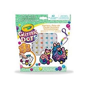 CRAYOLA 040800 Glitter Dots Keychains,Meerkleuren