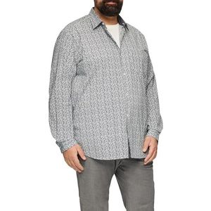 Overhemd - Slim Fit - Stijlvol Patroon - Klassieke Kent-kraag