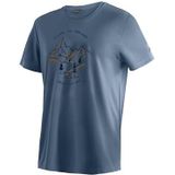 Heren - Functioneel Shirt - Jeansblauw - 100% Polyester