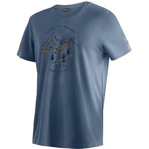 Heren - Functioneel Shirt - Jeansblauw - 100% Polyester