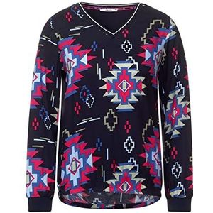 Cecil Dames B343487 Blouseshirt, Night Sky Blue, S, Night Sky Blue, S