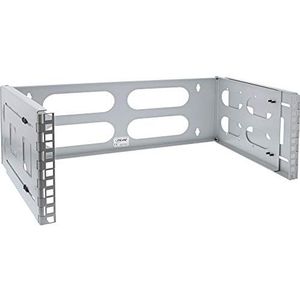 InLine 19"" Rack voor wandmontage, 4HE, 24-40cm diep, grijs