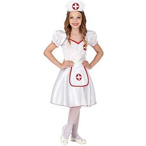 Widmann 85879 kinderkostuum verpleegster meisje wit, rood 164