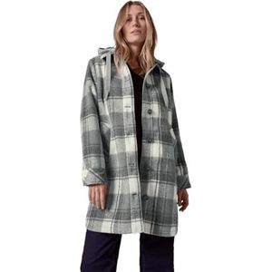 CECIL Dames B101035 Lang Overhemd, Mineral Grey Melange, L, Mineral Grey Melange, L