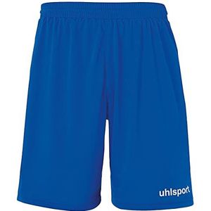 uhlsport Performance Shorts heren shorts sport voetbal fitness wandelen fietsen loopshorts korte broek loopbroek zomer 100% gerecycled polyester azuurblauw/wit - maat XL