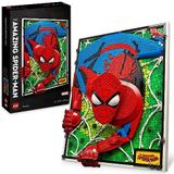 LEGO 31209 ART De geweldige Spider-Man 3D Muurkunst Set, Bouwbare Poster, Superheld Decoratie, Creatieve Activiteit, Strip Cadeau voor Tieners en Volwassenen