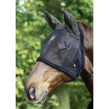 USG Vliegenmasker, sw, met oorbescherming, warmbloed