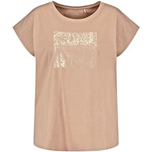 Samoon T-shirt voor dames, Hazel Wood patroon, 42